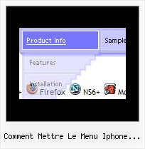 Comment Mettre Le Menu Iphone Horizontal Html Rollover Menus