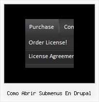 Como Abrir Submenus En Drupal Simple Mouse Over Menu
