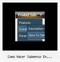 Como Hacer Submenus En Dreamweaver 8 Pull Down Menu Interface Javascript