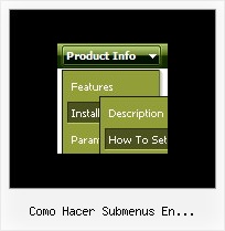 Como Hacer Submenus En Dreamweaver 8 Dhtml Dropdown Navigation