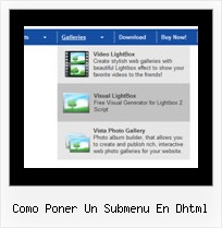Como Poner Un Submenu En Dhtml Creating Mouseover Menus