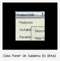 Como Poner Un Submenu En Dhtml Collapsible Menu Using Javascript