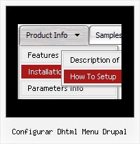 Configurar Dhtml Menu Drupal Javascriptmenu