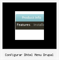 Configurar Dhtml Menu Drupal Javascript Hover Menu