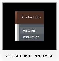 Configurar Dhtml Menu Drupal Style Pull Down Menu