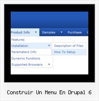 Construir Un Menu En Drupal 6 Crear Menu Web