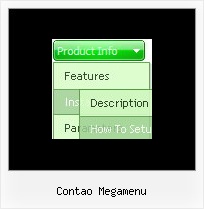 Contao Megamenu Mouseover Menu In Java Example