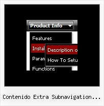 Contenido Extra Subnavigation Modul Website Menu Sample