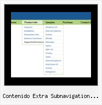 Contenido Extra Subnavigation Modul Html Mouse Over Drop Down Menu