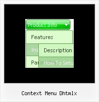 Context Menu Dhtmlx Menu Dhtml Position Absolute