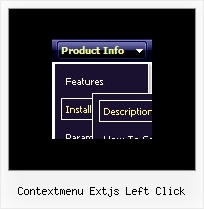 Contextmenu Extjs Left Click Click Pop Up Menu