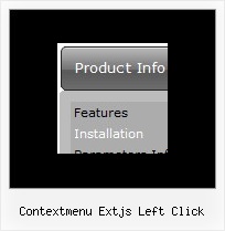 Contextmenu Extjs Left Click Web Scroll Menu Javascript