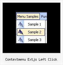 Contextmenu Extjs Left Click Menu In Css
