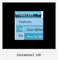 Coolmenus3 Ie8 Javascript Menu Expanding