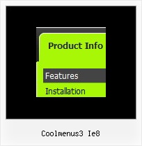 Coolmenus3 Ie8 Javascript Sample Simple Menu