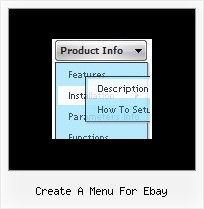 Create A Menu For Ebay Dhtml Layer