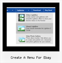 Create A Menu For Ebay Mouseover Drop Down Html