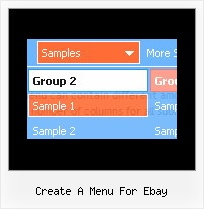 Create A Menu For Ebay Javascript Example Pull Down Menus