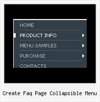 Create Faq Page Collapsible Menu Javascript Menu Program