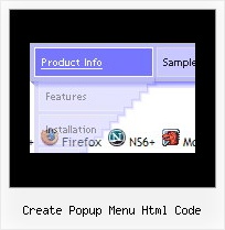 Create Popup Menu Html Code Java Menu Horizontal