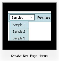 Create Web Page Menus Dhtml Param Parameters