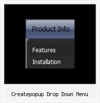 Createpopup Drop Down Menu Pop Up Menu Frame Javascript Examples