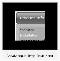 Createpopup Drop Down Menu Pop Up Menu Javascript Tutorial