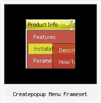Createpopup Menu Frameset Dhtml Mouse Over Menu
