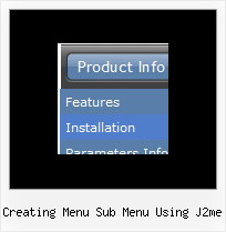 Creating Menu Sub Menu Using J2me Menu Shadow Web