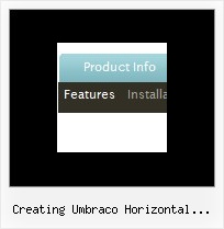 Creating Umbraco Horizontal Dropdown Menu Menu Sample
