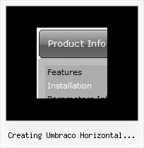 Creating Umbraco Horizontal Dropdown Menu Drop Menu Template