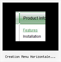 Creation Menu Horizontale Dynamique Joomla Layer Dhtml