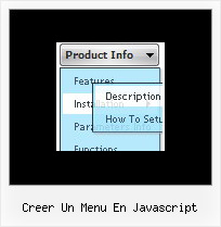 Creer Un Menu En Javascript Menu Vertical Html