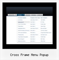 Cross Frame Menu Popup Javascript Select Position