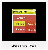 Cross Frame Popup Transparent Navigation Dhtml