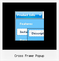 Cross Frame Popup Css Tabbed Menu
