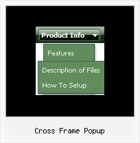 Cross Frame Popup Scroll Menu Html Code