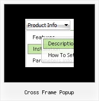 Cross Frame Popup Java Mouse Over