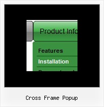 Cross Frame Popup Dropdown Menus Examples