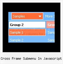 Cross Frame Submenu In Javascript Effective Website Navigation