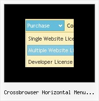 Crossbrowser Horizontal Menu Snippet Movable Web Menu Bars