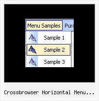 Crossbrowser Horizontal Menu Snippet Links Drop Down Menu