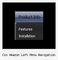 Css Amazon Left Menu Navigation Relative Dropdown Menus