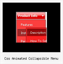 Css Animated Collapsible Menu Hover Transition