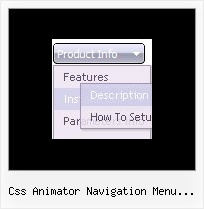 Css Animator Navigation Menu Bundle Position Style Relative Table