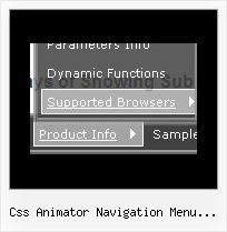 Css Animator Navigation Menu Bundle Dropdown Css Menu
