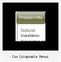 Css Colapsable Menus Pull Down Style