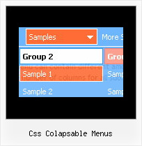 Css Colapsable Menus Javascript Drop Down Menu Cross Frame