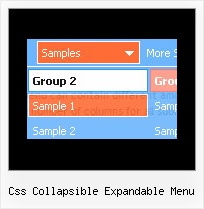 Css Collapsible Expandable Menu Navigation Menus Folding