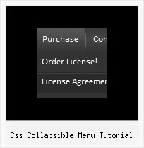 Css Collapsible Menu Tutorial Menus En Javascript